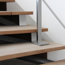 Escaliers en bois et acrylique : combinaison de matériaux pour un look contemporain et léger Carignan-de-Bordeaux