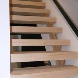 Escaliers en béton teinté : options de couleurs et de finitions pour une personnalisation créative Morannes